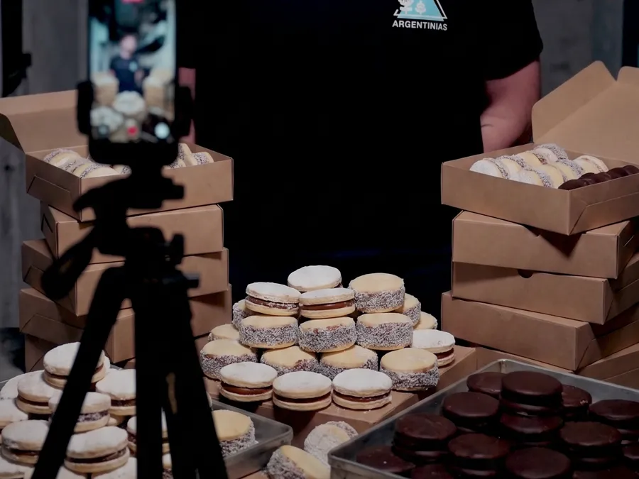 Cajas de alfajores Patagonien listas para retirar